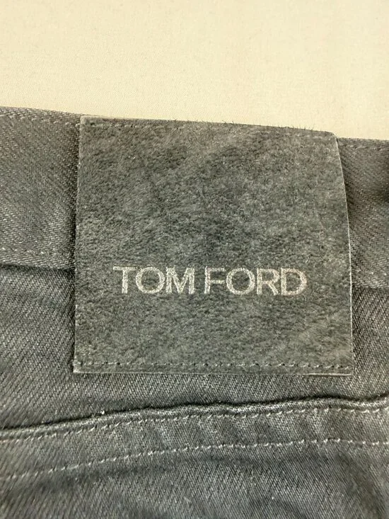 NWT Tom Ford Black Stretch Denim Slim Size 32 $820 - Picture 9 of 16